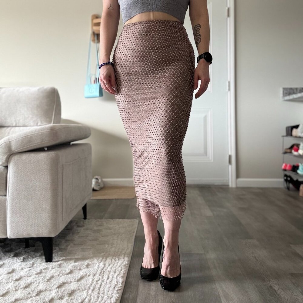 12th Tribe "Siren" Rhinestone Skirt in XS.